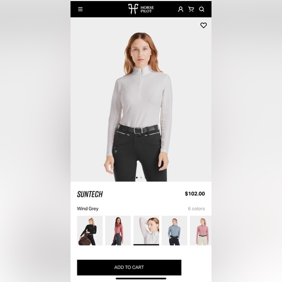 Horse Pilot Suntech Long Sleeve Riding Shirt UPF50+
Off-White - Picture 4 of 15